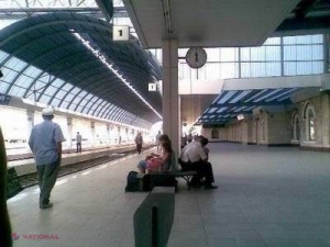MODIFICARE// Două trenuri internaționale vor porni mai târziu din Gara Chișinău