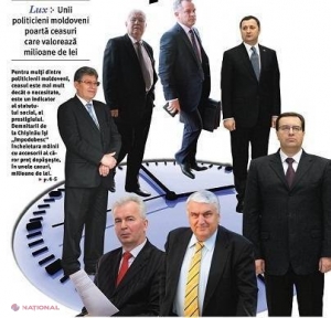 VEZI cine dintre POLITICIENII moldoveni are ceas de 3.000.000 de lei!