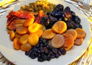 Cele mai sănătoase fructe uscate