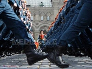 Defilare de amploare în Piaţa Roşie, de 1 Mai