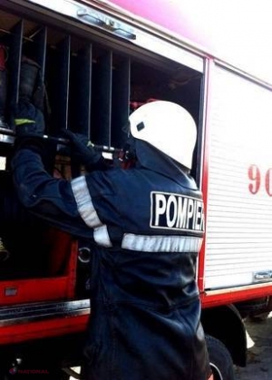 INCENDIU în sectorul Râșcani al capitalei