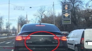 FOTO // Numărul de înmatriculare de R. Moldova care atrage atenţia pe străzile din BUCUREŞTI
