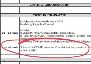 În drum spre Strasbourg, Andrei Năstase ar fi făcut o escală la Frankfurt