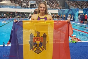 VIDEO // Medalie de AUR pentru R. Moldova la Jocurile Olimpice de tineret. Înotătoarea Tatiana Sălcuțan a ajuns prima la proba de 200 de metri spate