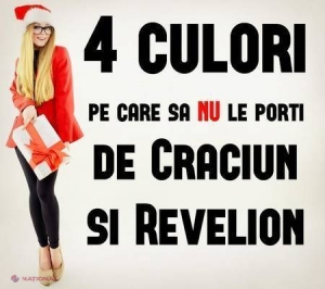 Patru culori pe care să nu le porți de sărbători
