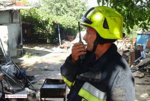 INCENDIU într-un apartament din capitală