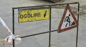 O stradă din capitală a fost ÎNCHISĂ