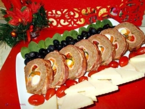 RETETĂ de Crăciun // Polpettone umplut învelit în bacon 