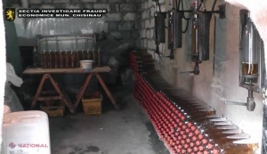Afacere ilegală „spumantă” în orăşelul Codru