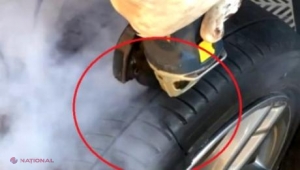 VIDEO // A tăiat cu FLEXUL o roată de BMW care suna ciudat în timp ce rula. Omul a rămas UIMIT când a văzut ce se afla în interior ...