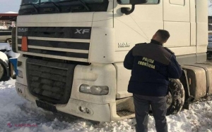 Un moldovean a încercat să aducă în R. Moldova un TIR furat din Spania. Ce le-a spus polițiștilor de frontieră