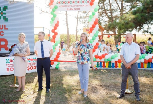 FOTO // Partidul „ȘOR” a inaugurat două terenuri de joacă pentru copii în alte două sate