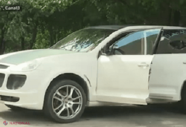 Șofer GHINIONIST din Chișinău! Hoții i-au spart „Porsche”-ul și i-au furat geanta cu acte și O SUTĂ DE MII de lei 