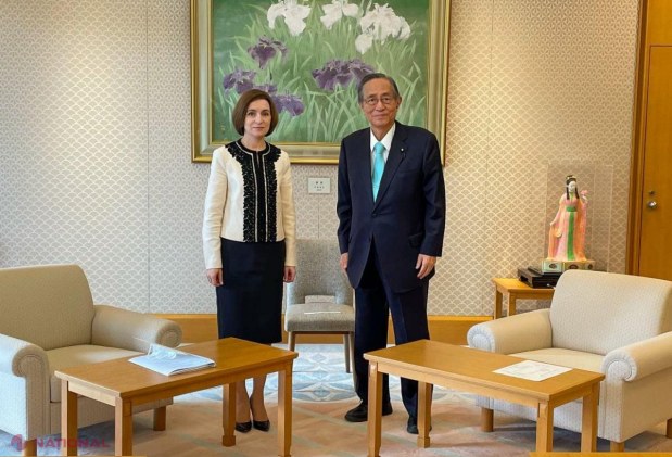 Președinta Maia Sandu, în Japonia: „Am vorbit și despre incertitudinea în care a fost aruncată regiunea noastră de războiul Rusiei contra Ucrainei, evidențiind cele mai mari probleme cu care se confruntă R. Moldova”