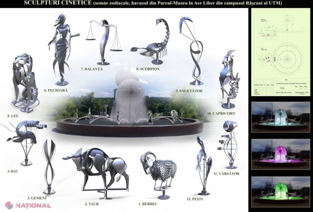 FOTO, VIDEO // Lucrare de licență INEDITĂ, realizată de o studentă într-un parc din Chișinău: Atracție pentru turiștii