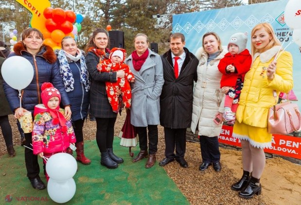 Programul „Uniunea Orheiul Nou” a inaugurat primul său proiect – un teren de joacă modern pentru copii din satul Brănești