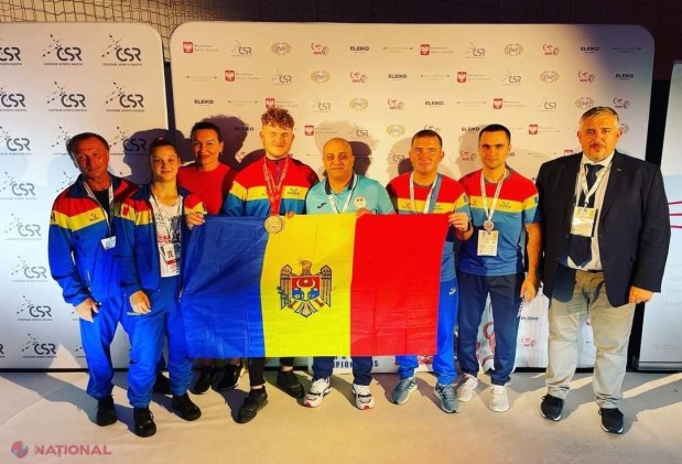 Număr-RECORD de medalii pentru Republica Moldova la Campionatul European de Haltere 