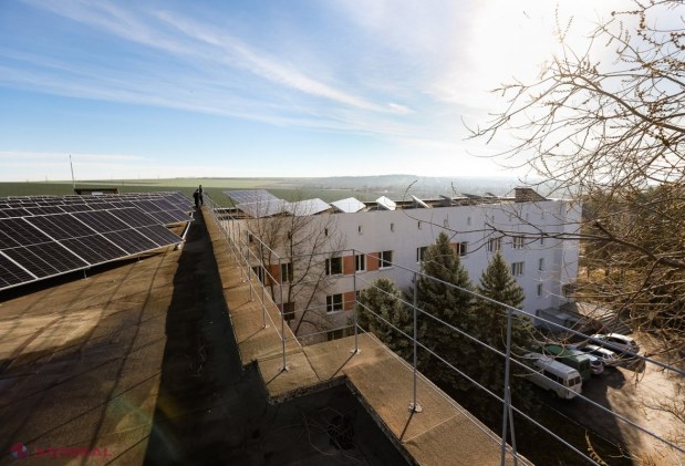 O treime din consumul anual de energie electrică a spitalului raional Sângerei, generată de un sistem fotovoltaic, instalat pe acoperișul instituției cu sprijinul PNUD și GEF