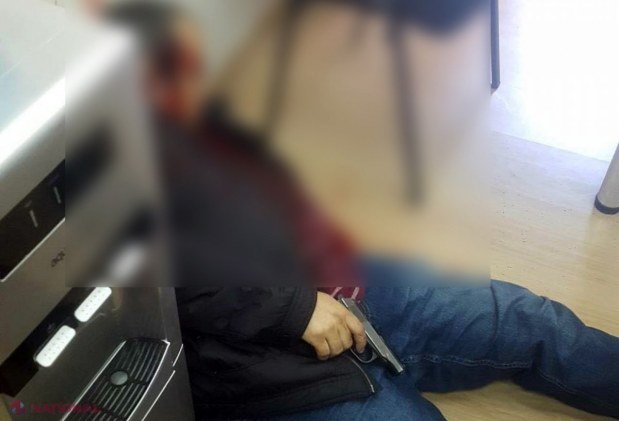 DETALII despre cazul bărbatului care s-a ÎMPUȘCAT astăzi în sediul unei companii din Chișinău: Nu a întors un credit și urma să rămână cu familia pe drumuri