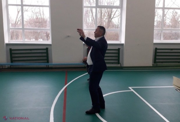 FOTO // Sala de sport a Gimnaziului de la Ivancea, Orhei, RENOVATĂ în cadrul unui proiect susținut de echipa lui Ilan Șor și BRD