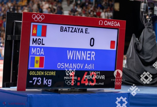 R. Moldova, aproape de o nouă MEDALIE la Jocurile Olimpice. Judocanul Adil Osmanov a obținut trei VICTORII consistente și se află la un singur pas de podiumul de premiere
