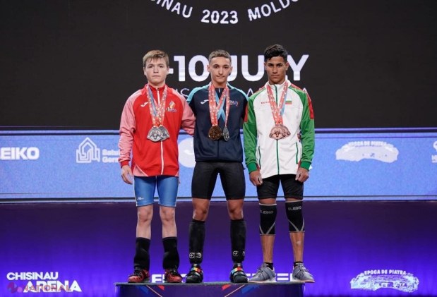 GALERIE FOTO // R. Moldova, din nou la ÎNĂLȚIME - nouă MEDALII, inclusiv patru de AUR, pentru atleții noștri la Campionatul European de Haltere