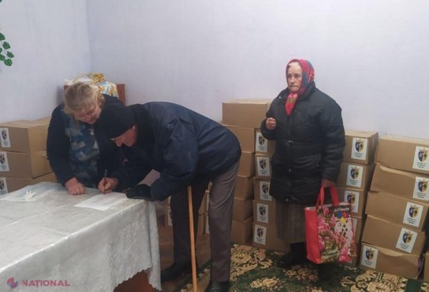 FOTO // Peste 8 000 de pensionari din Orhei au primit DARURI de la echipa lui Ilan Șor, cu ocazia sărbătorilor de iarnă