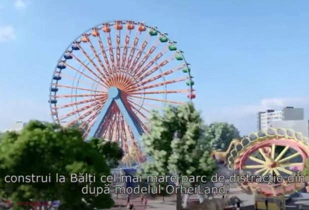 VIDEO, FOTO // La Bălți urmează să fie edificat „NordLand”. Marina Tauber: „Va fi cel mai mare și mai modern parc de distracții din întreaga regiune”. Cum va arăta parcul de distracții