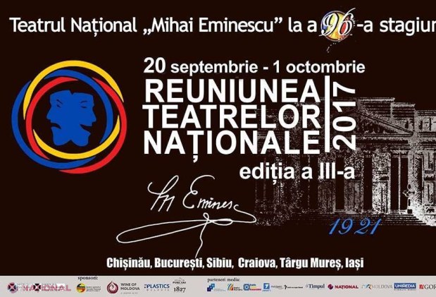 PROGRAM // Reuniunea Teatrelor Naționale, ediția a treia: 25 de SPECTACOLE ale teatrelor din Chișinău, București, Târgu Mureș, Iași, Bălți, Cahul, Sibiu și Craiova