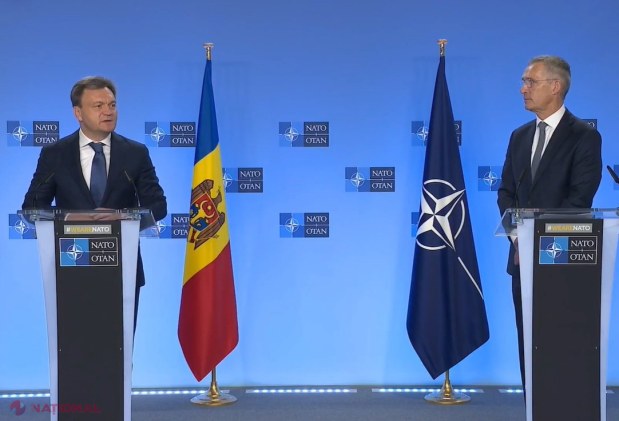 VIDEO // NATO îi cere Rusiei să-și retragă TRUPELE staționate ilegal pe teritoriul R. Moldova. Stoltenberg: „Moscova continuă să pună presiuni pe R. Moldova, inclusiv prin ȘANTAJ energetic și dezinformare, cu scopul de a destabiliza societatea”