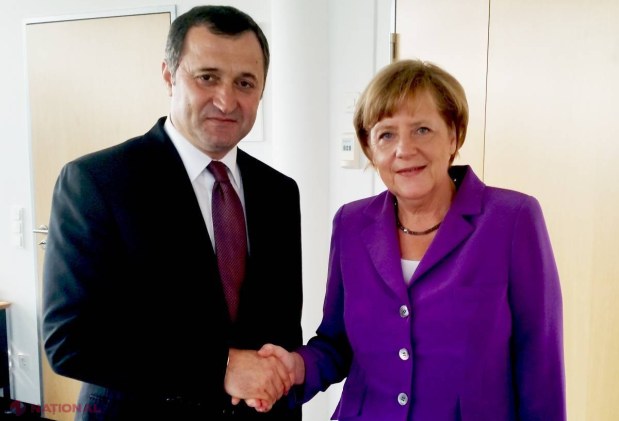 Vlad Filat s-a ÎNTÂLNIT astăzi cu Angela Merkel! Iată despre ce au discutat