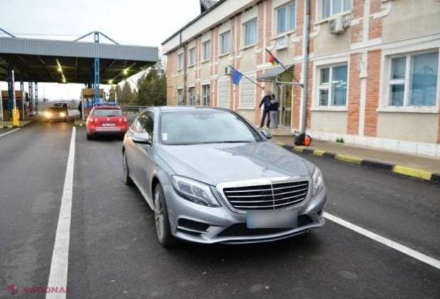 Spre R. Moldova, la volanul unui „Mercedes” de ZECI de MII de euro, FURAT