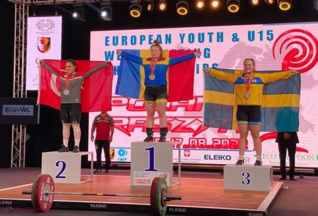 Număr-RECORD de medalii pentru Republica Moldova la Campionatul European de Haltere 