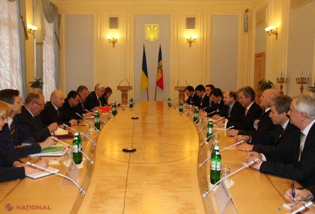 FOTO // Leancă a fost MĂGULIT de oficialii ucraineni: „Ne leagă o mare prietenie. Sunteţi prietenii noştri adevăraţi” 