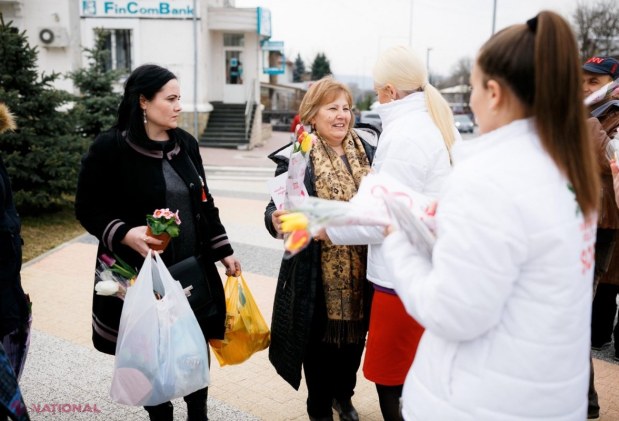 FOTO // Partidul „ȘOR” a felicitat cele 40 de mii de femei membre ale formațiunii din întreaga țară de Ziua Internațională a Femeii