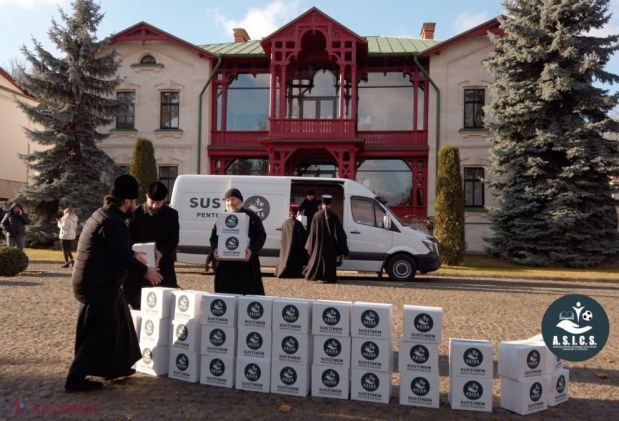 VIDEO, FOTO // A.S.I.C.S. a oferit o DONAȚIE de Crăciun pentru enoriașii Mănăstirii Curchi