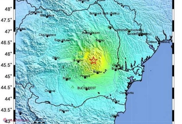 Încă un CUTREMUR în Vrancea. Vezi ce magnitudine a avut