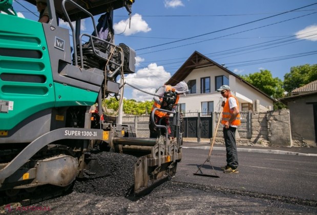 FOTO // Ilan Șor continuă modernizarea drumurilor din Orhei