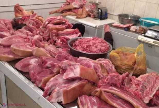 O TONĂ de carne, confiscată la Florești
