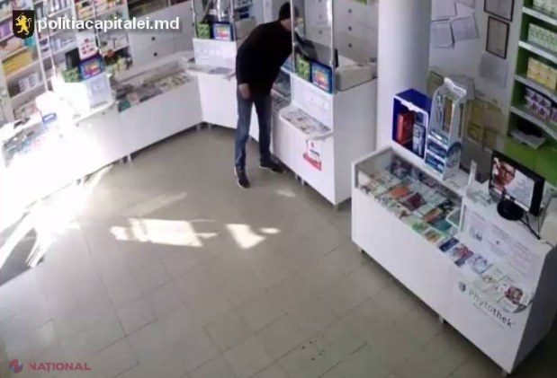 Cerea SCUTECE și FURA bani. Ce schemă aplica un tânăr în farmaciile din Chișinău