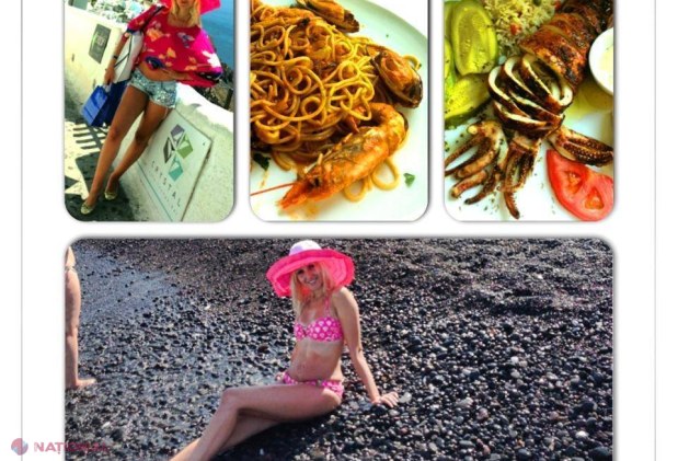 Cătălina Rusu se răsfață pe plajele din Santorini! Poze FIERBINȚI din vacanță