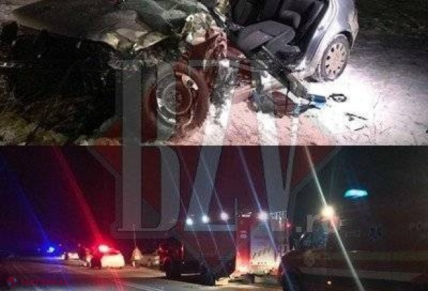 O mașină din R. Moldova, implicată într-un accident la Vaslui: Un mort și șapte răniți