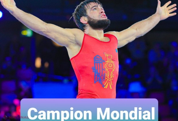 FOTO // Victor Ciobanu, CAMPION MONDIAL la Oslo. Sportivul nostru l-a SPULBERAT în finală pe adversarul său și a izbucnit în plâns