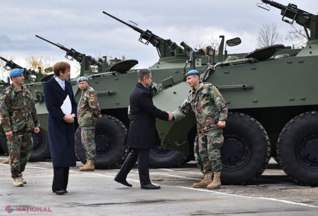 VIDEO // Germania întărește capacitățile R. Moldova de APĂRARE. Toate cele 19 transportoare blindate „Piranha-3 H” au ajuns la Chișinău: „Vehiculele blindate au îmbunătățit manevrabilitatea unităților de infanterie ale Armatei Naționale”