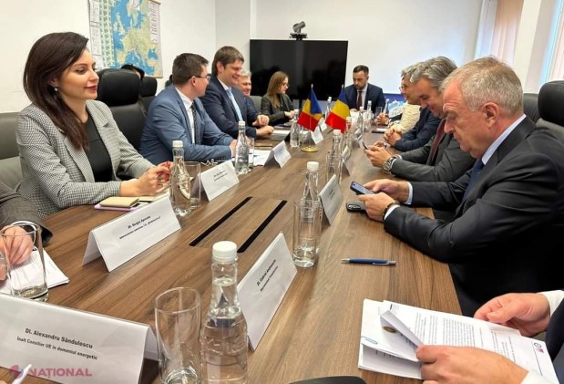 Vicepremierul Andrei Spînu, vizită la București: „Securitatea energetică a R. Moldova poate fi asigurată doar prin și cu ajutorul României”. Discuții despre interconectarea liniilor electrice Bălți-Suceava și cooperarea în domeniul energiei nucleare