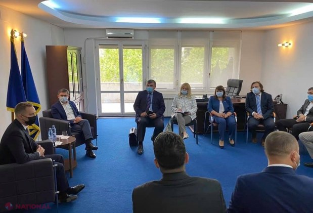 FOTO // Spicherul Igor Grosu, în vizită la DRRM din cadrul Guvernului României. Adrian Dupu: „Cetățenii R. Moldova trebuie să beneficieze cât mai mult din apropierea dintre cele două state”