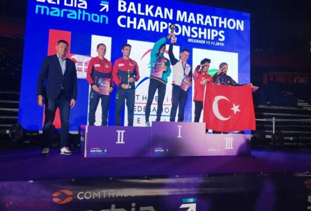 FOTO // Echipa de atletism a R. Moldova a încheiat pe primul loc Campionatul balcanic de MARATON din Belgrad