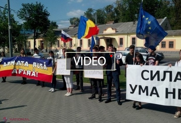 VIDEO // PROTEST în fața Ambasadei Rusiei: „Plecați acasă!”