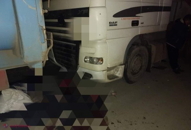 FOTO // Tragedie la Giurgiulești, după ce două persoane au fost STRIVITE de un camion. Șoferul TIR-ului era BEAT