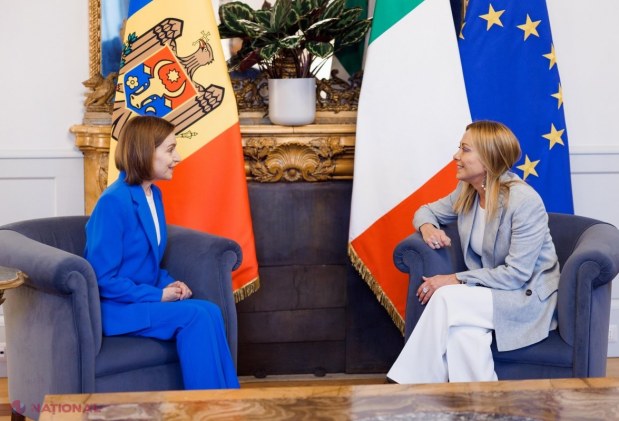 Maia Sandu, după întrevederea cu Giorgia Meloni: „Relațiile dintre R. Moldova și Italia sunt astăzi mai bune ca niciodată​”. Veste BUNĂ pentru cetățenii noștri care muncesc în Italia